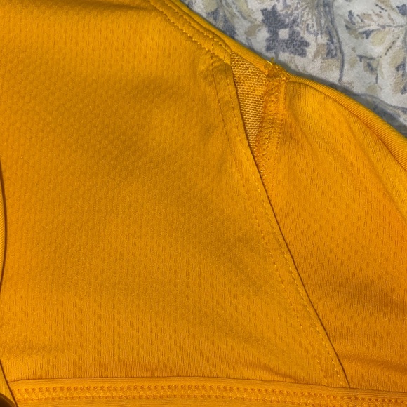 Athleta Ultimate Vibrant Yellow/Orange Sports Bra XL - Picture 11 of 12